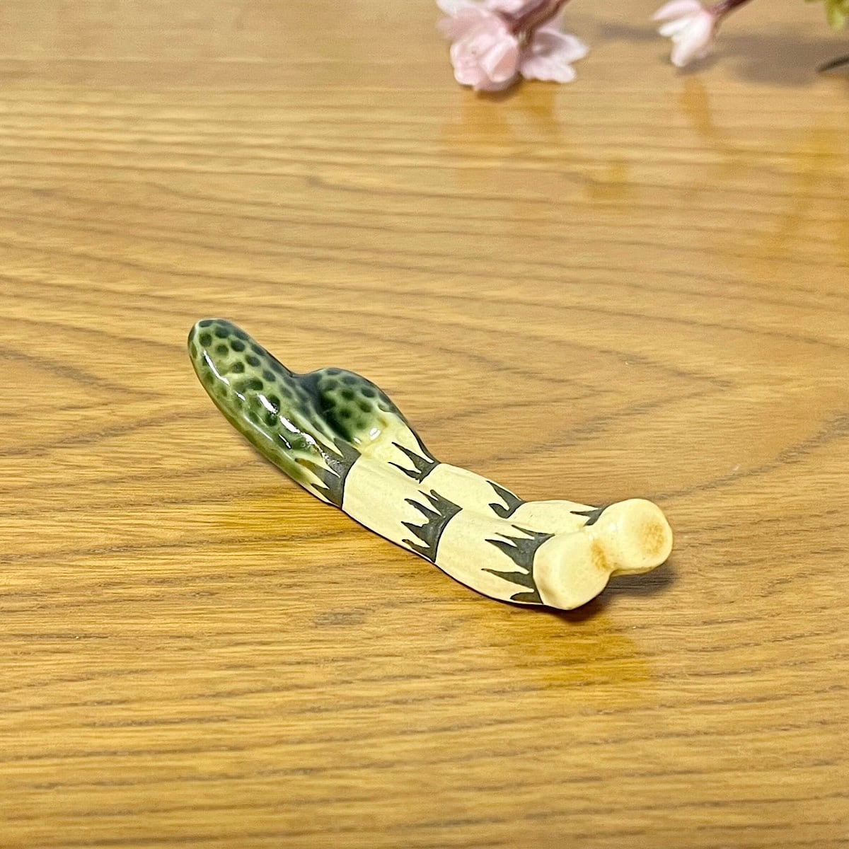 清水焼 新春草花 箸置 はしおき 京焼 清水焼 京焼 箸置き 綾草花 芳山