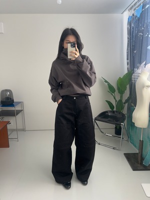 CasseSango Hard Wide Pants / White