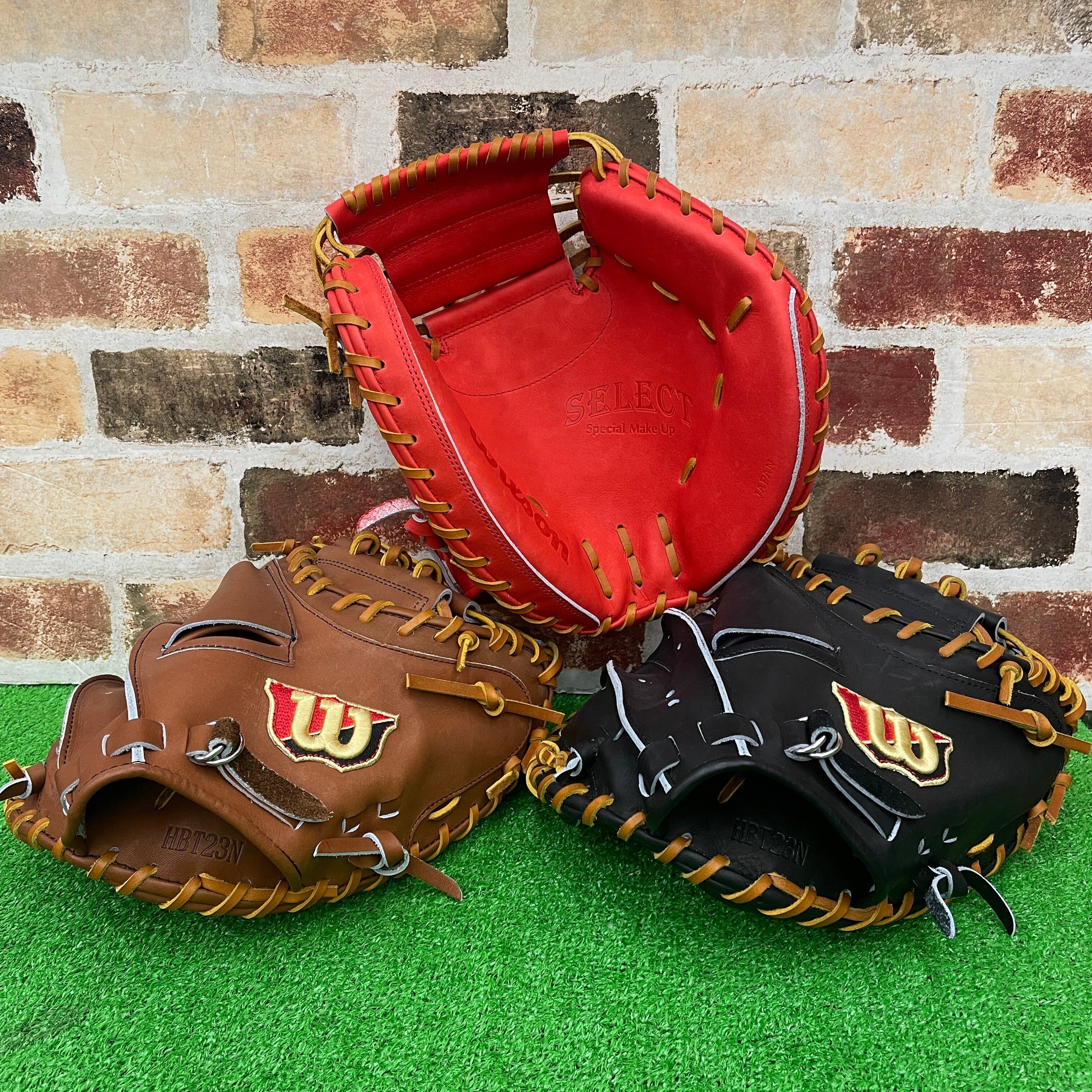 Wilson 硬式グローブ WTAHBT23N Lサイズ Wilson ウイルソン 硬式ミット 捕手用 WTAHBT23N 高校野球対応