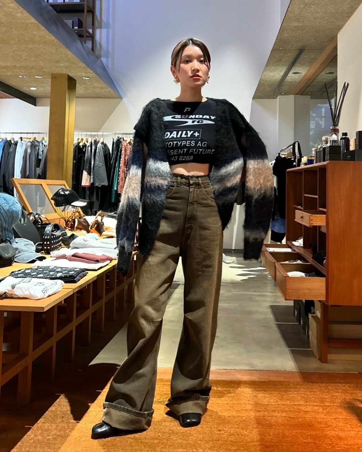 24AW】MM⑥ エムエムシックス / 5ポケットデニムトラウザーズ 24AW】MM⑥ エムエムシックス / 5ポケットデニムトラウザーズ