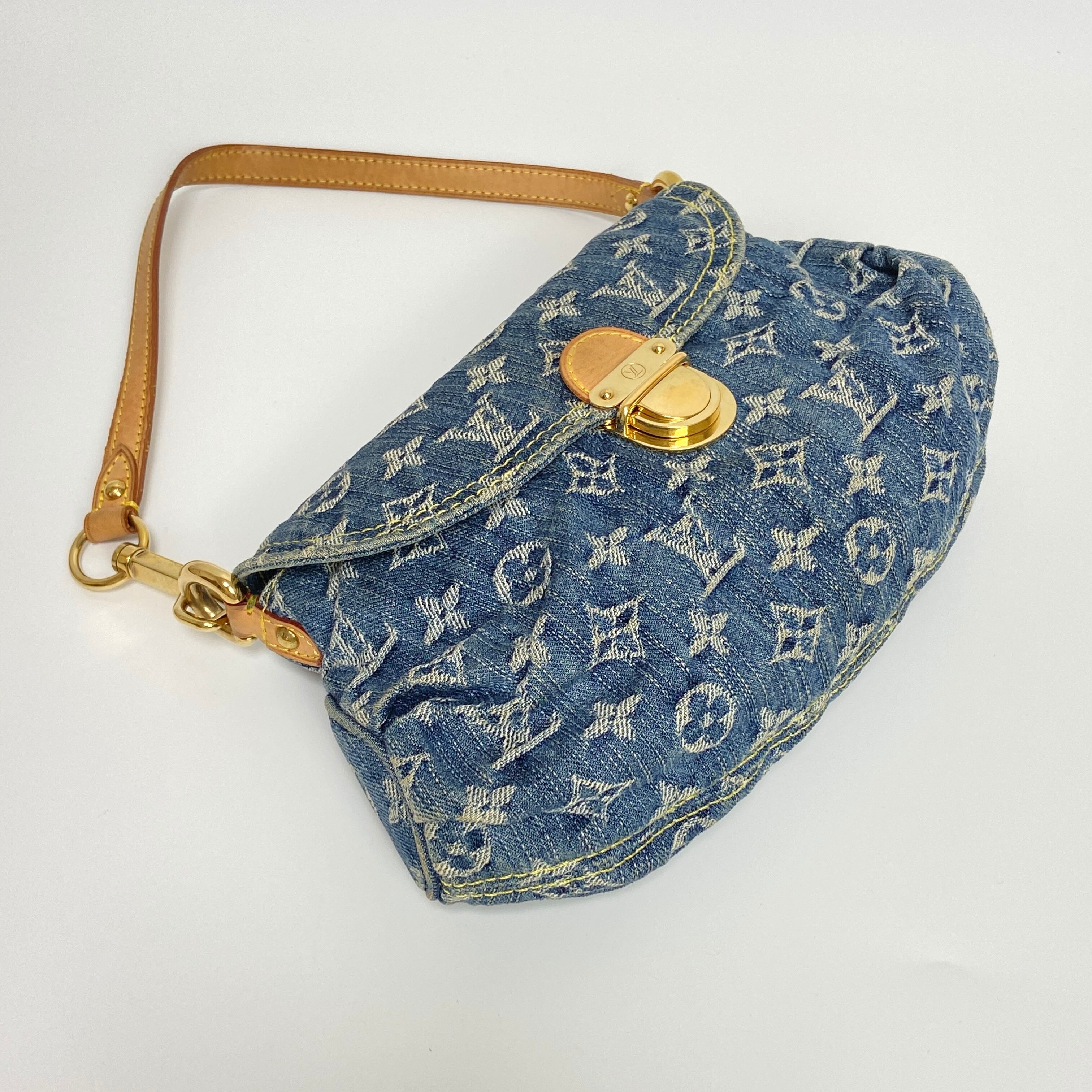 LOUIS VUITTON ルイ・ヴィトン モノグラムデニム ミニプリーティ 6954 