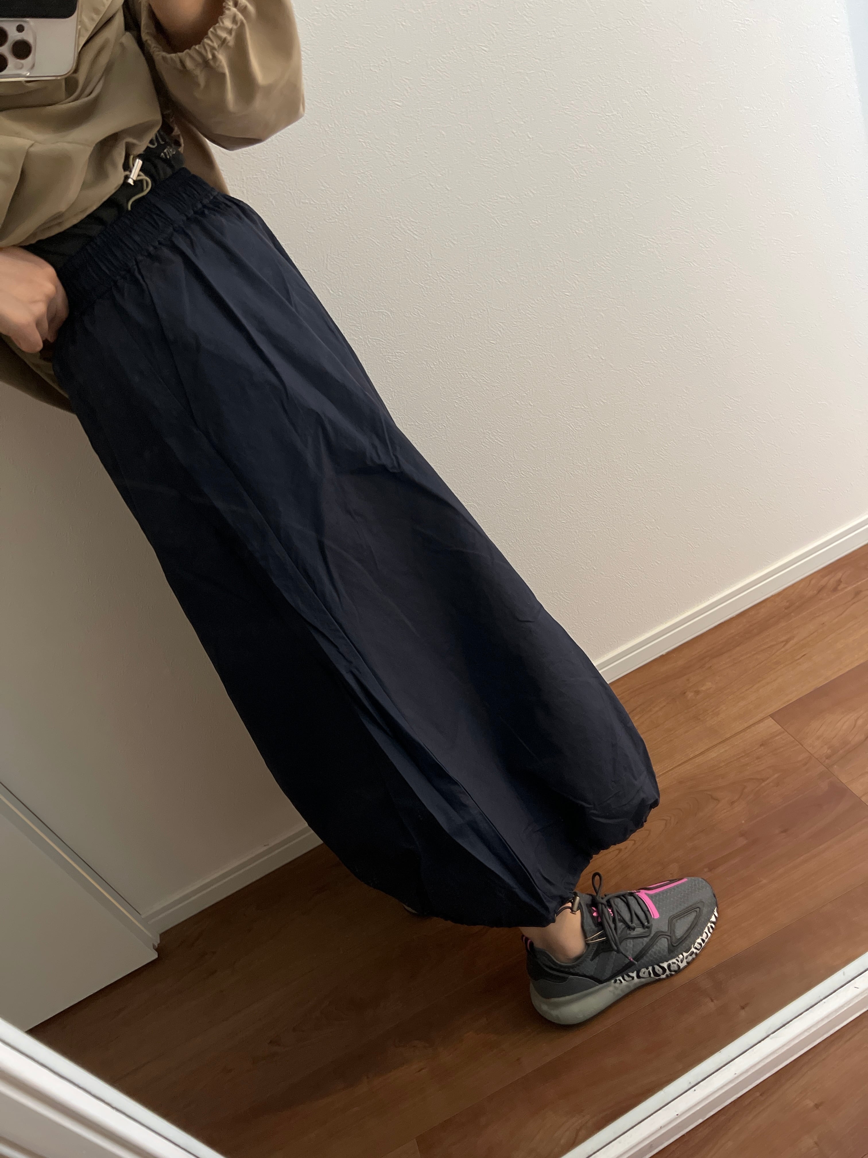 【SELECT】2wayドロストコクーンロングSK