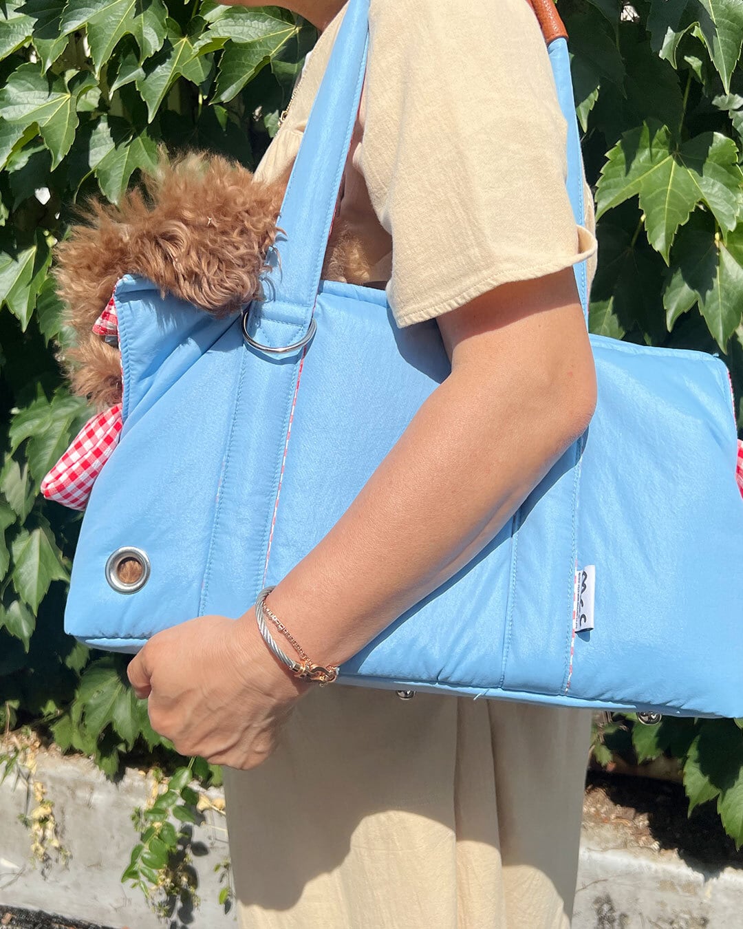 The Honey Bunch Bag Sサイズ（Aqua Blue） / monchouchou | PANNA HOUSE