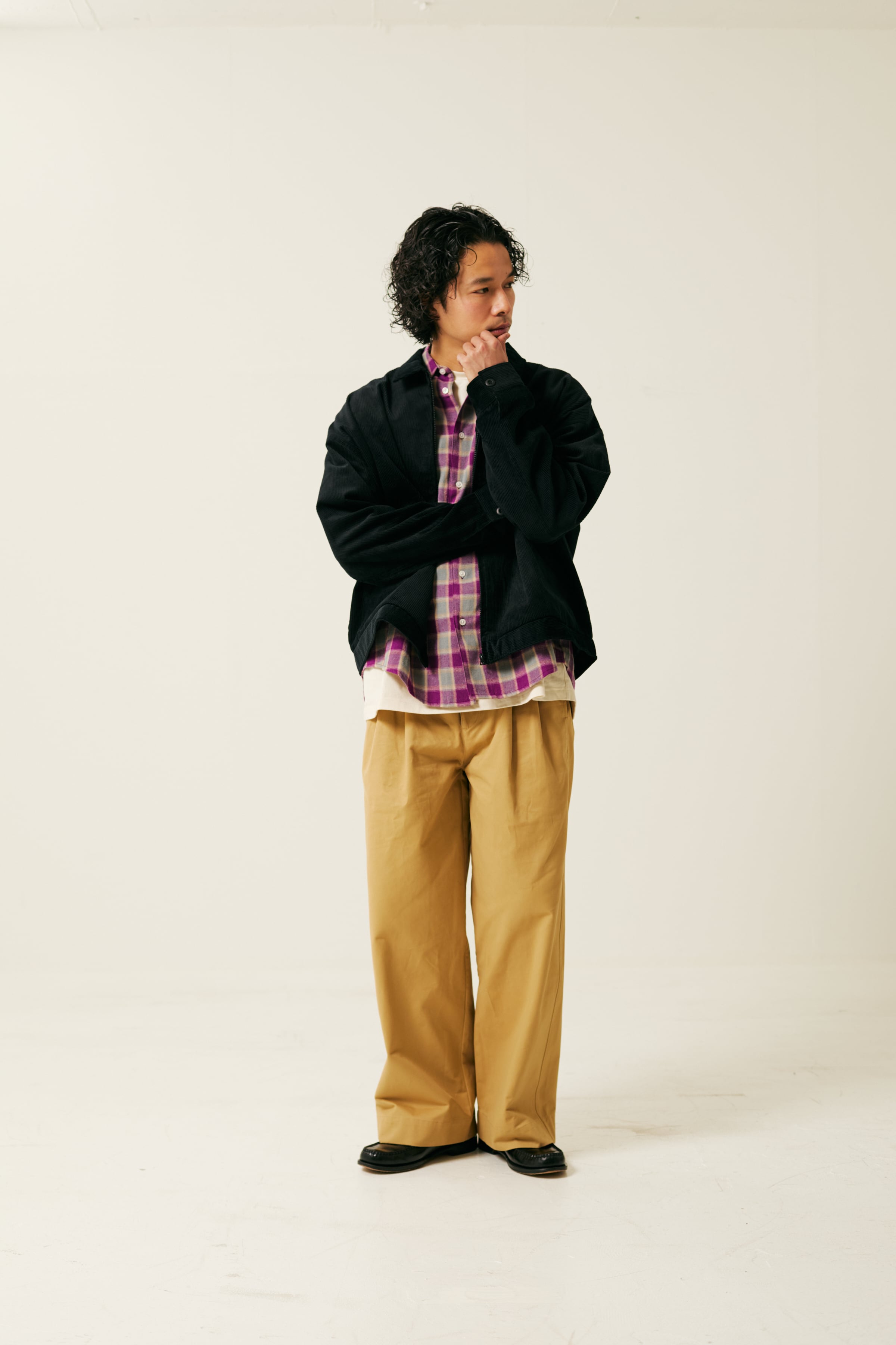 2TUCK WIDE CHINO PANTS (2 colors) | NNBF
