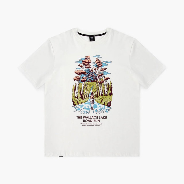 CIELE（シエル）U ORTShirt -Wallace Lake Road -Trooper-unisex　ユニセックスランニングTシャツ