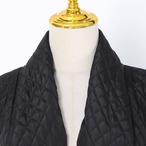 Quilted long coat (ME106)