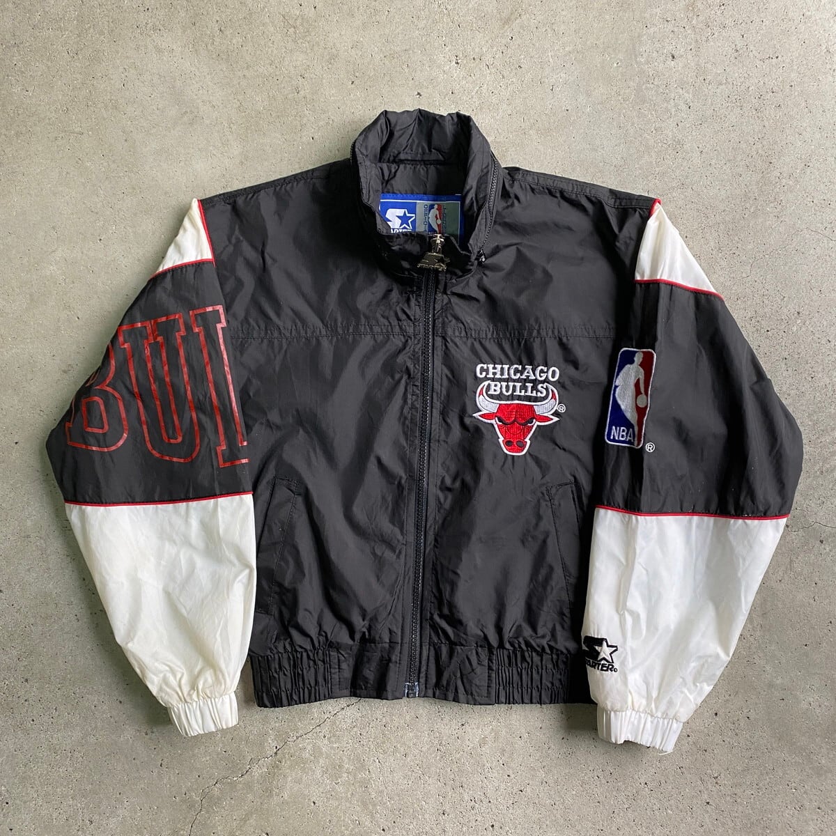 キッズ8歳】90年代 ビンテージ STARTAR スターター CHICAGO BULLS ...