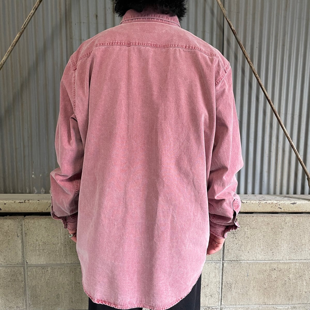 90年代 Patagonia パタゴニア キャンバス コットンシャツ メンズXL相当