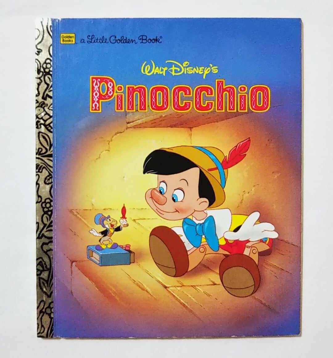 PINOCCHIO「ピノキオ」中古洋書絵本 LITTLE GOLDEN BOOK 1995年