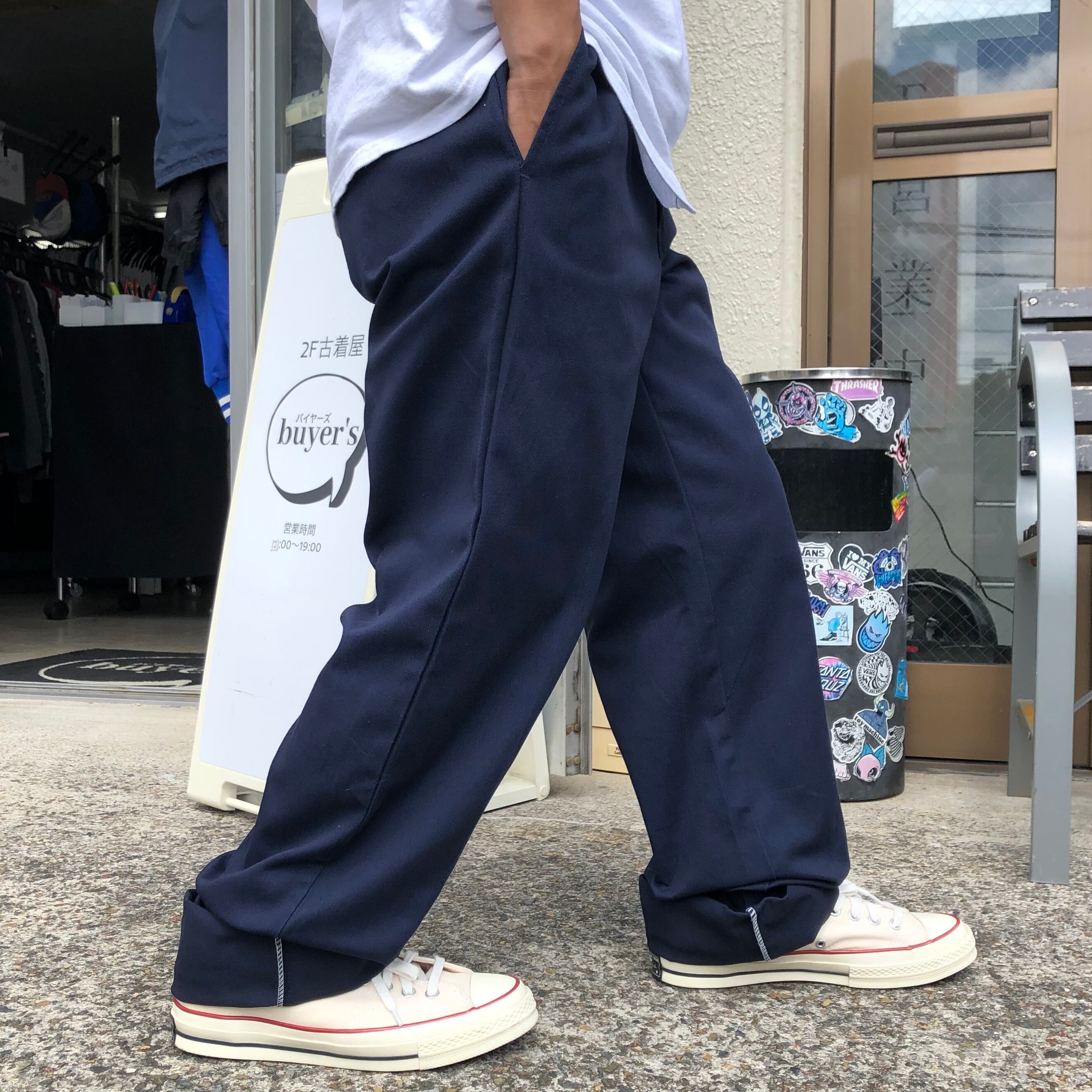 DICKIESディッキーズ874ワークパンツチノ黒ブラック32x32ヴィンテージ