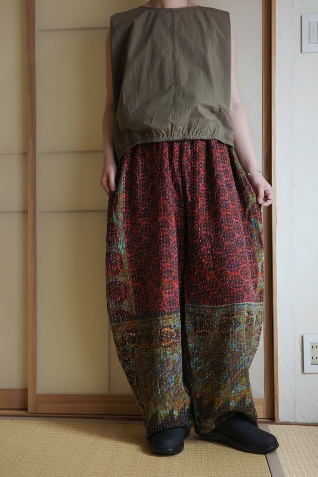 SOMO bagru kantha cotton pants