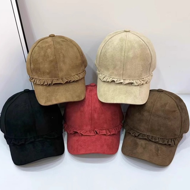 フリルブリムパネルキャップ(5color)　R01430