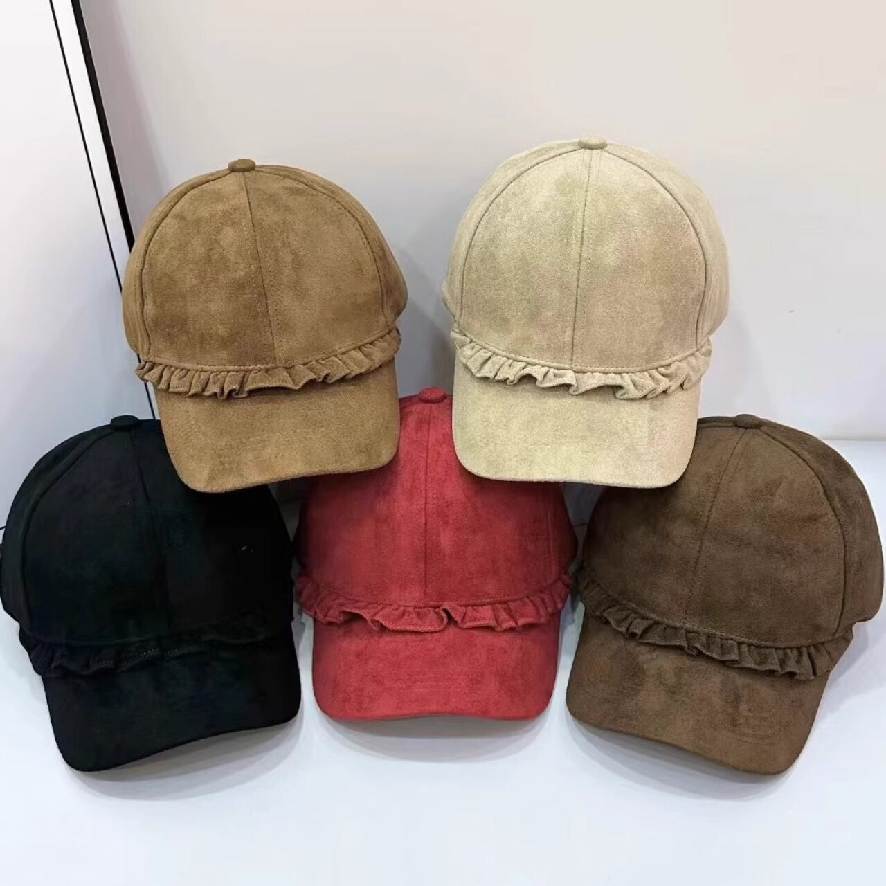 フリルブリムパネルキャップ(5color) R01430