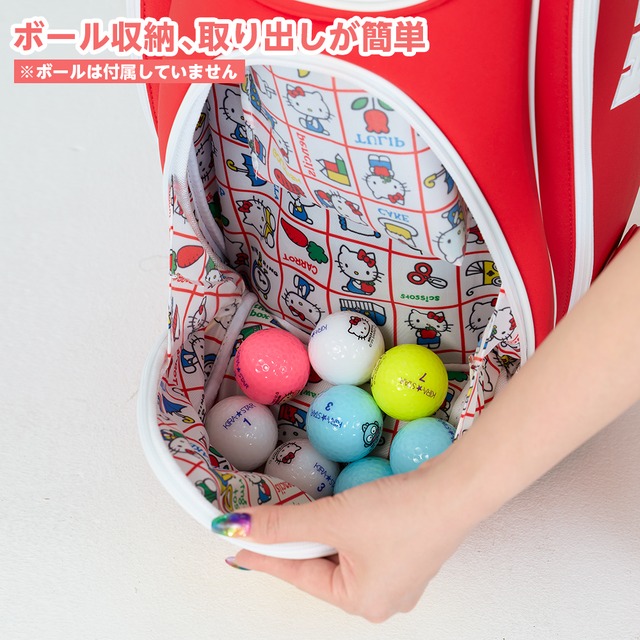 【先行予約販売9月発送】ハローキティキャディバッグ