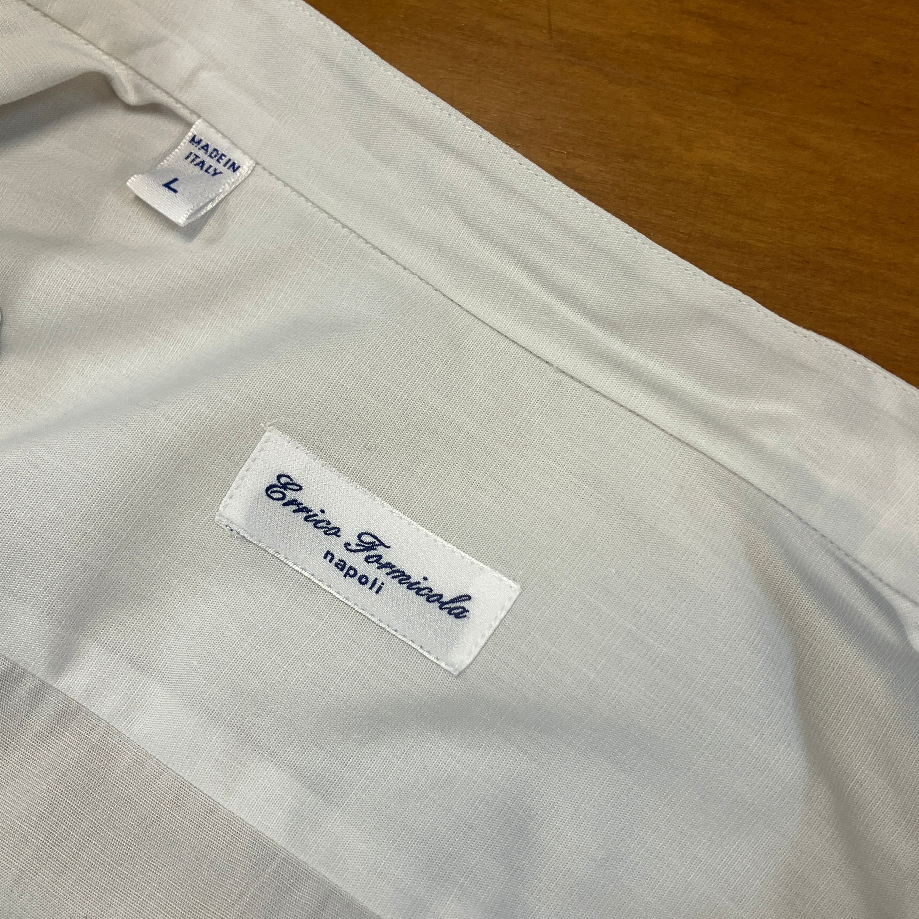 Errico Formicola STAND COLLAR SHIRT《L》 | safarionline