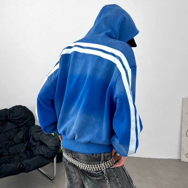 ヴィンテージライクバックライングラフィックパーカー 2col R02922