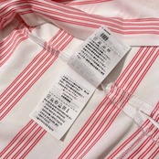 美品 NIKE GOLF ナイキ ゴルフ DRI-FIT ボーダー柄 ドライ 半袖 ポロシャツ サイズ M /メンズ/ホワイト×レッド