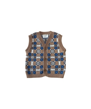 【即納】MABLI / Picnic Waistcoat - Caramel
