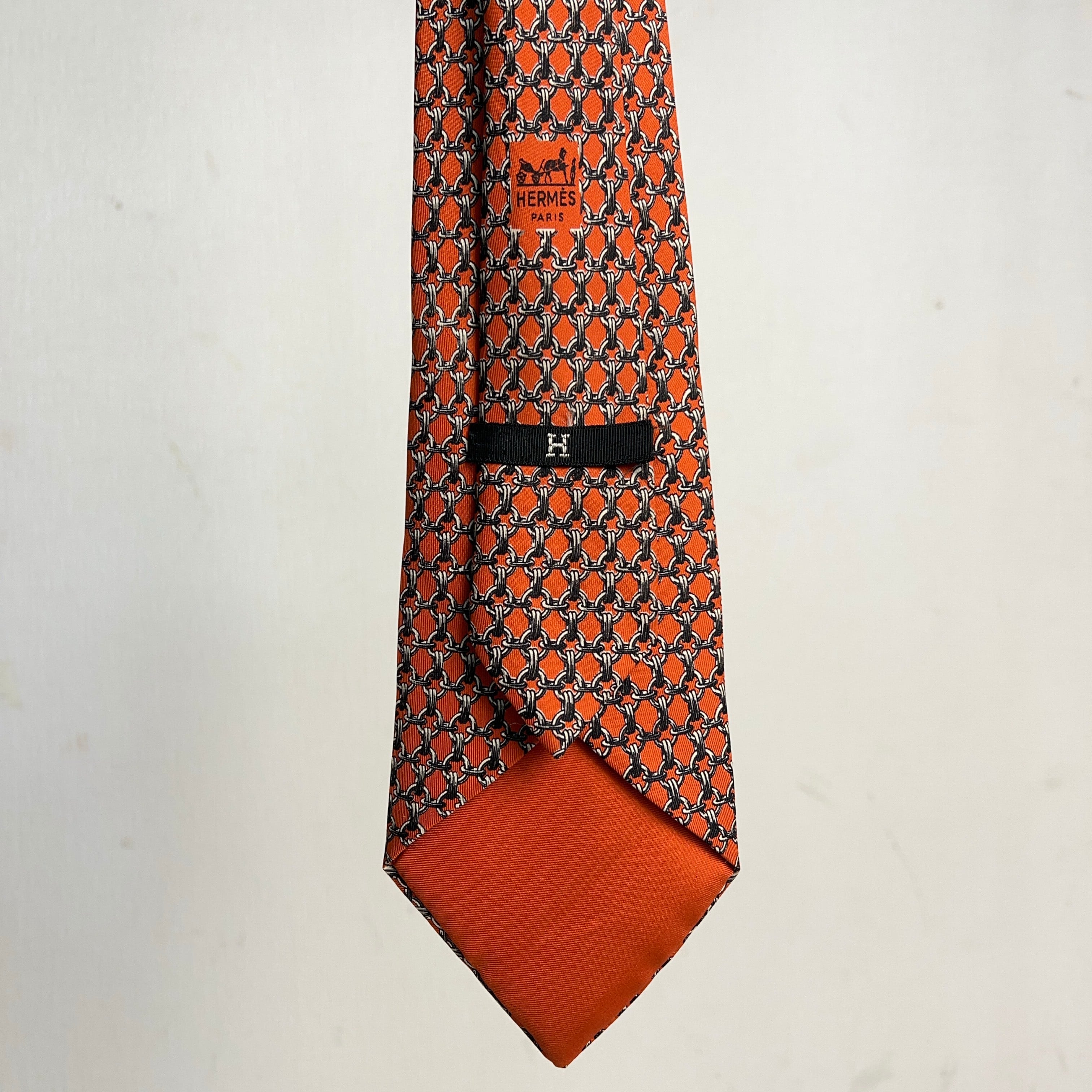 HERMES SILK TIES MADE IN FRANCE エルメス シルク ネクタイ