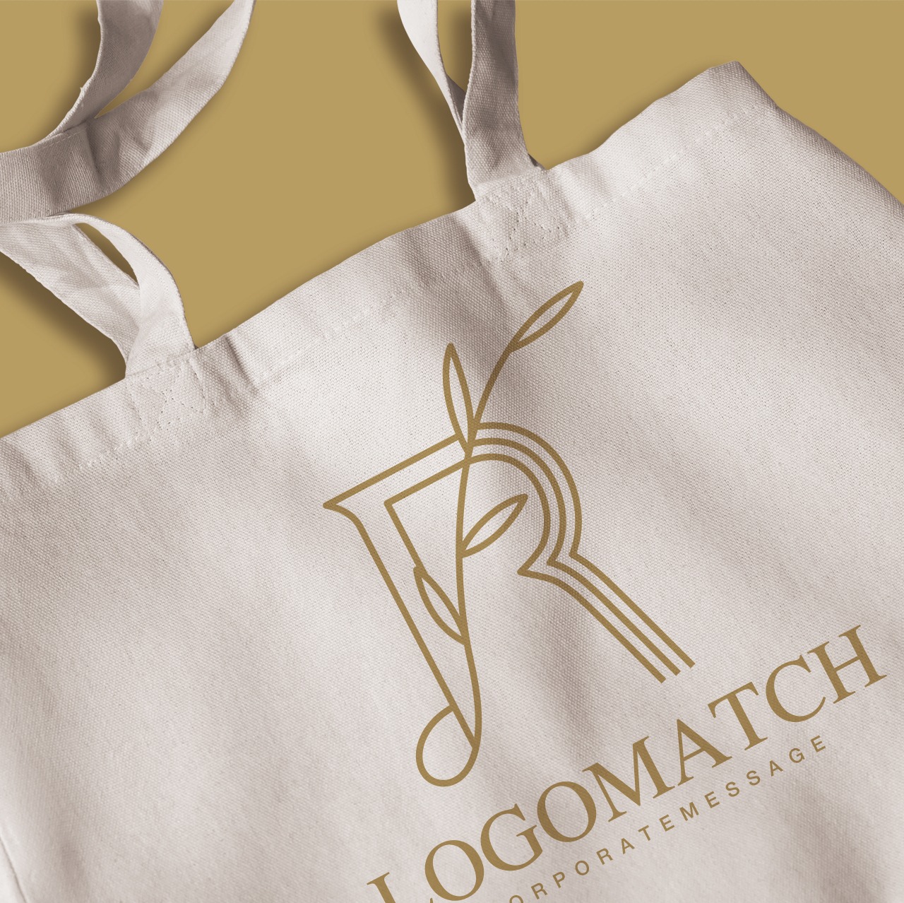 繊細で優美なRのロゴ