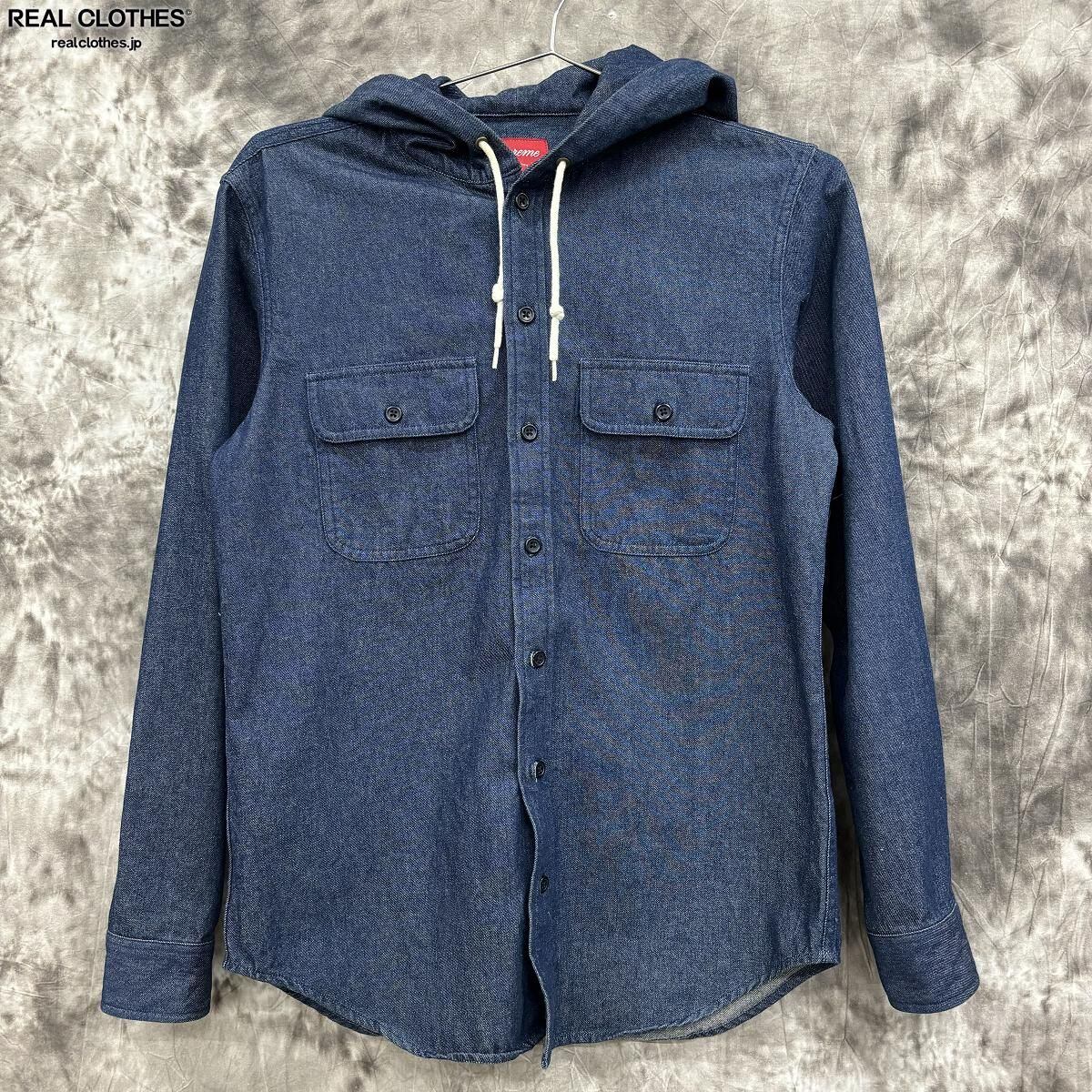Supreme/シュプリーム【12AW】Hooded Denim Shirt /フード デニム 
