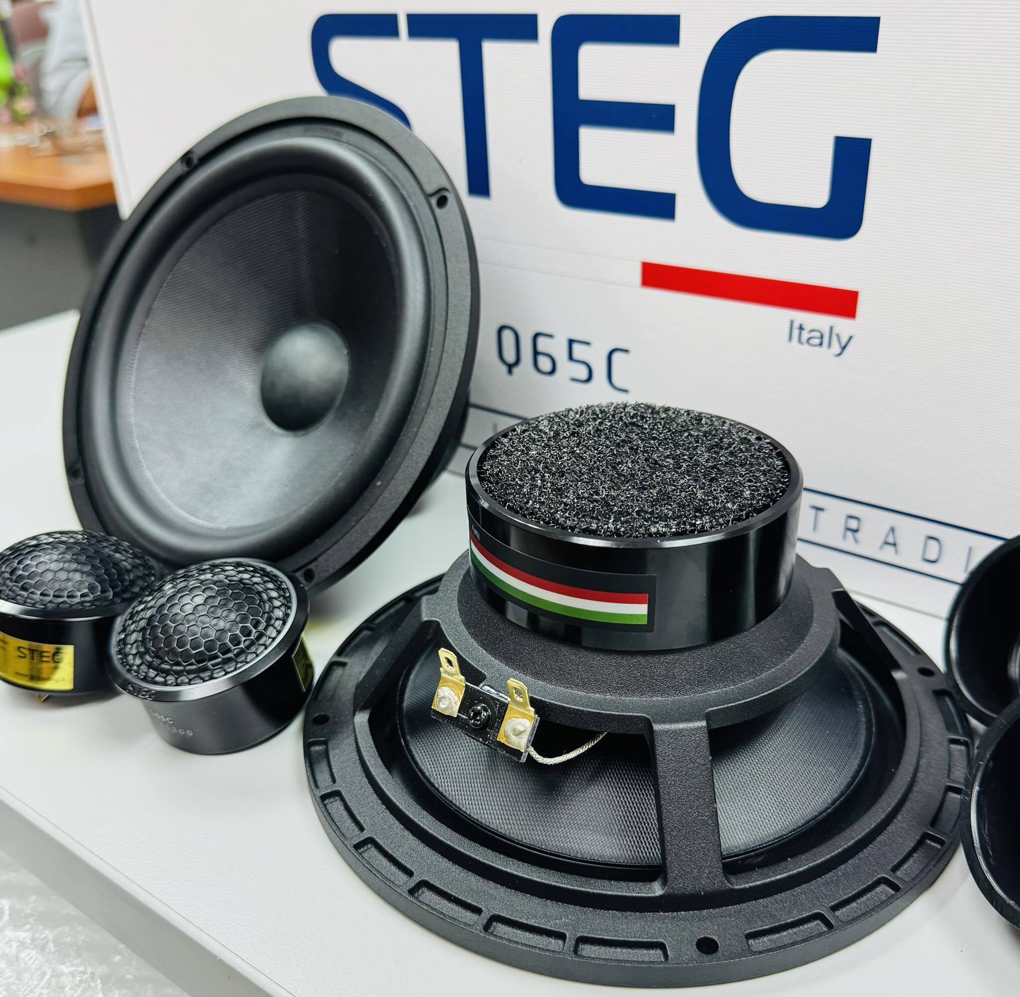 国内正規品】STEG Q65C 2wayセパレート コンポーネントスピーカー