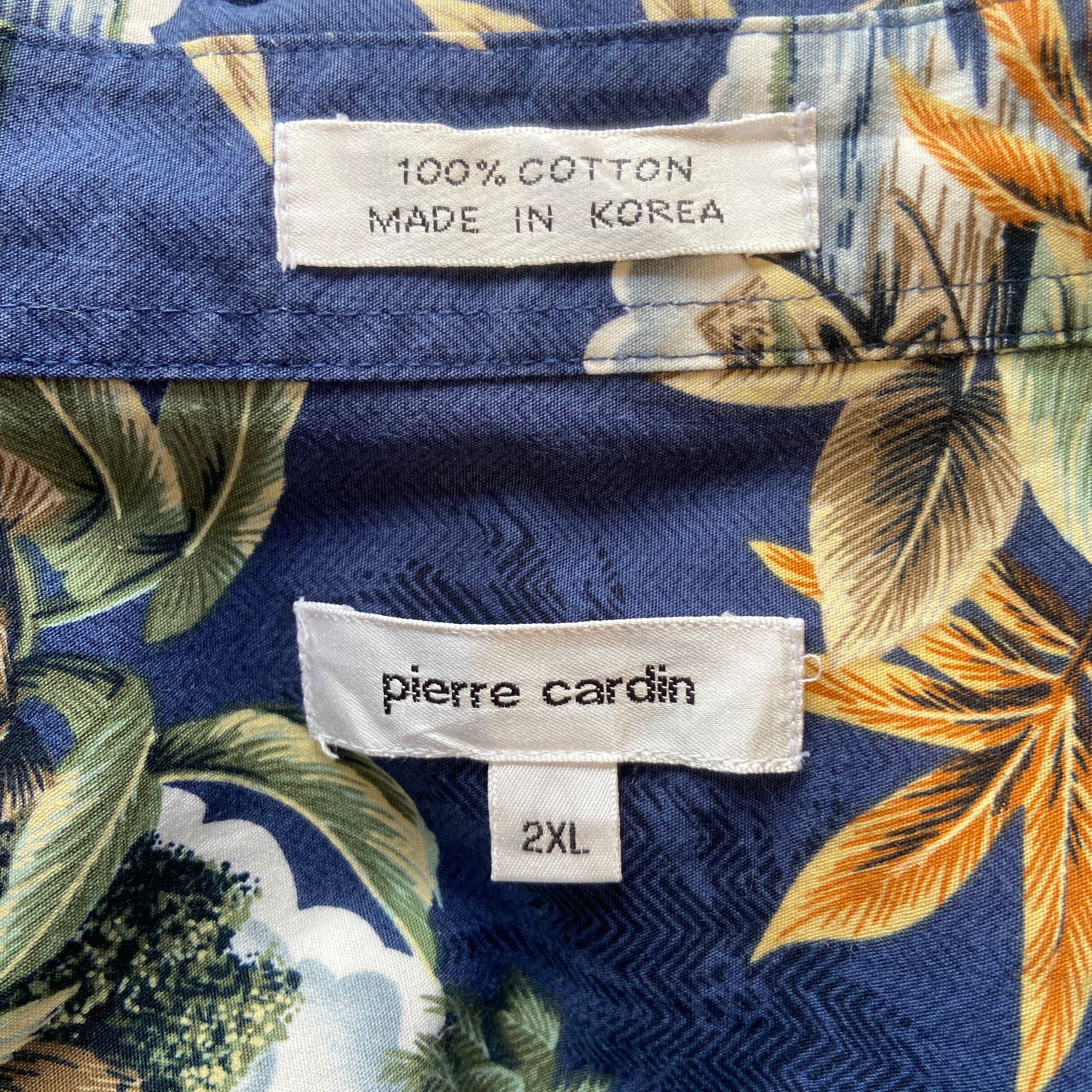 ビッグサイズ pierre cardin ピエールカルダン 半袖 コットン 総柄