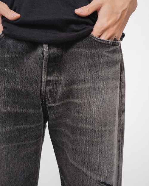 [1993] “Levi Strauss & Co.” 501 Black Denim Trousers (Made in France)