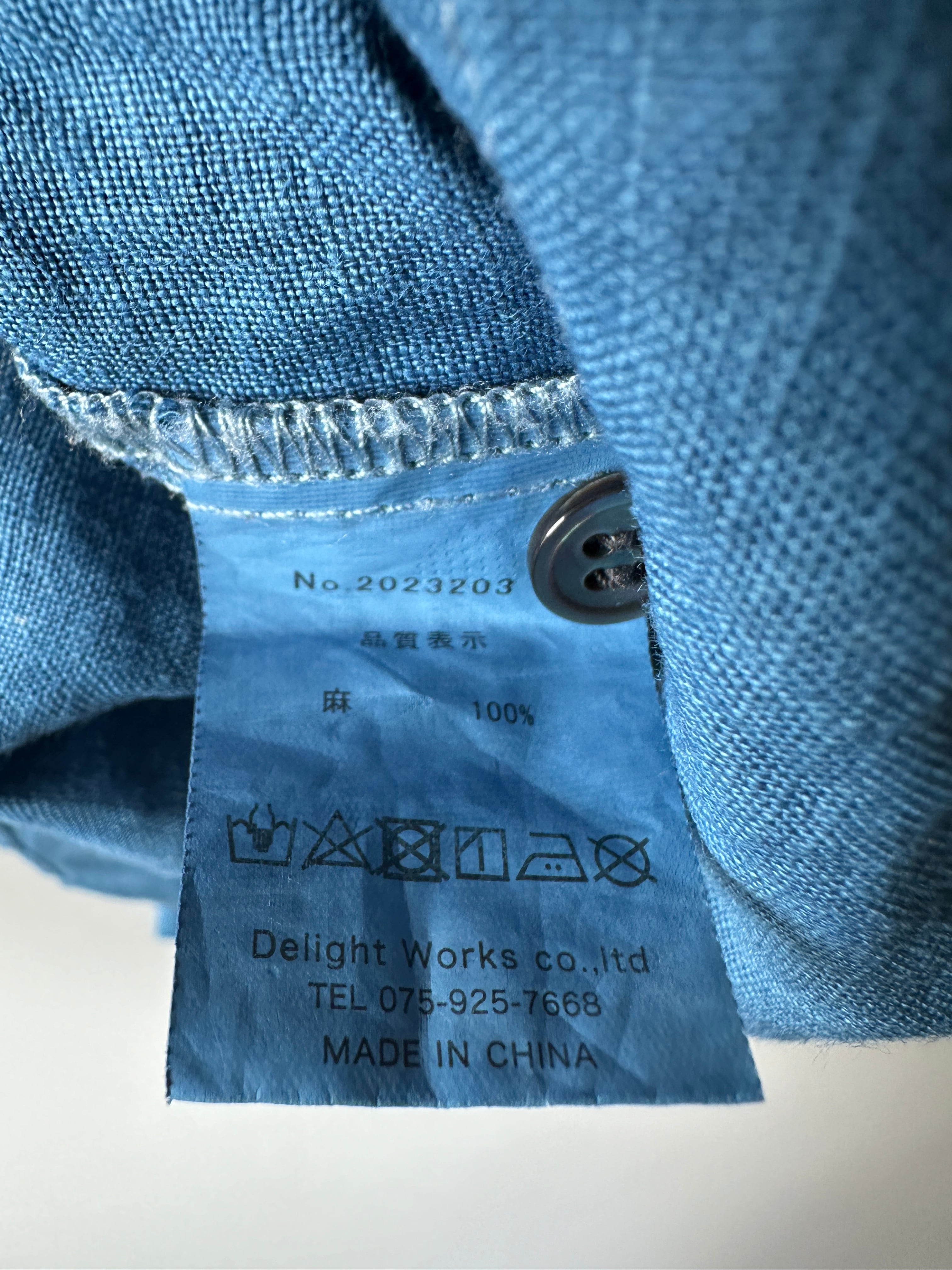 Heavenly 本藍染 麻100％ピンタックブラウス | Re:fabric