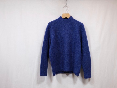 crepuscule “women’s MO/AL Mock Neck L/S Blue”