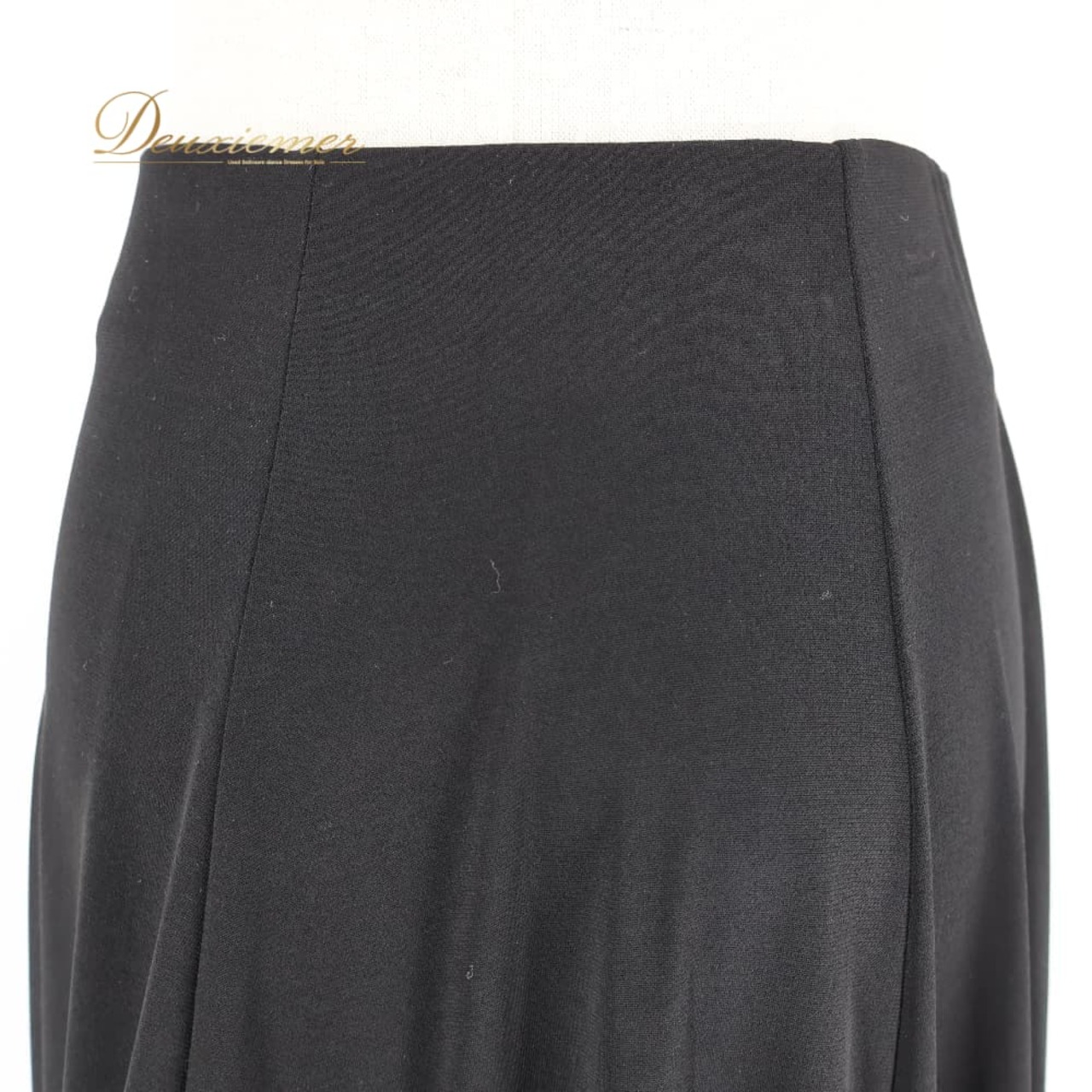 社交ダンス 衣装 スカート ブラック系 Muse 黒 無地 シンプル 練習 レッスン フリル 上品 伸縮 ストレッチ 透け感 かわいい ダンス衣装 イベント ステージ パーティー おしゃれ オールブラック