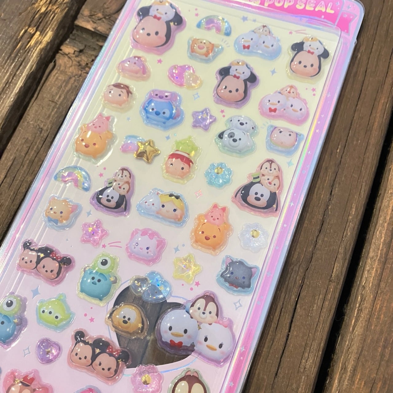 うるちゅるPOP SEAL ディズニー ツムツム X17
