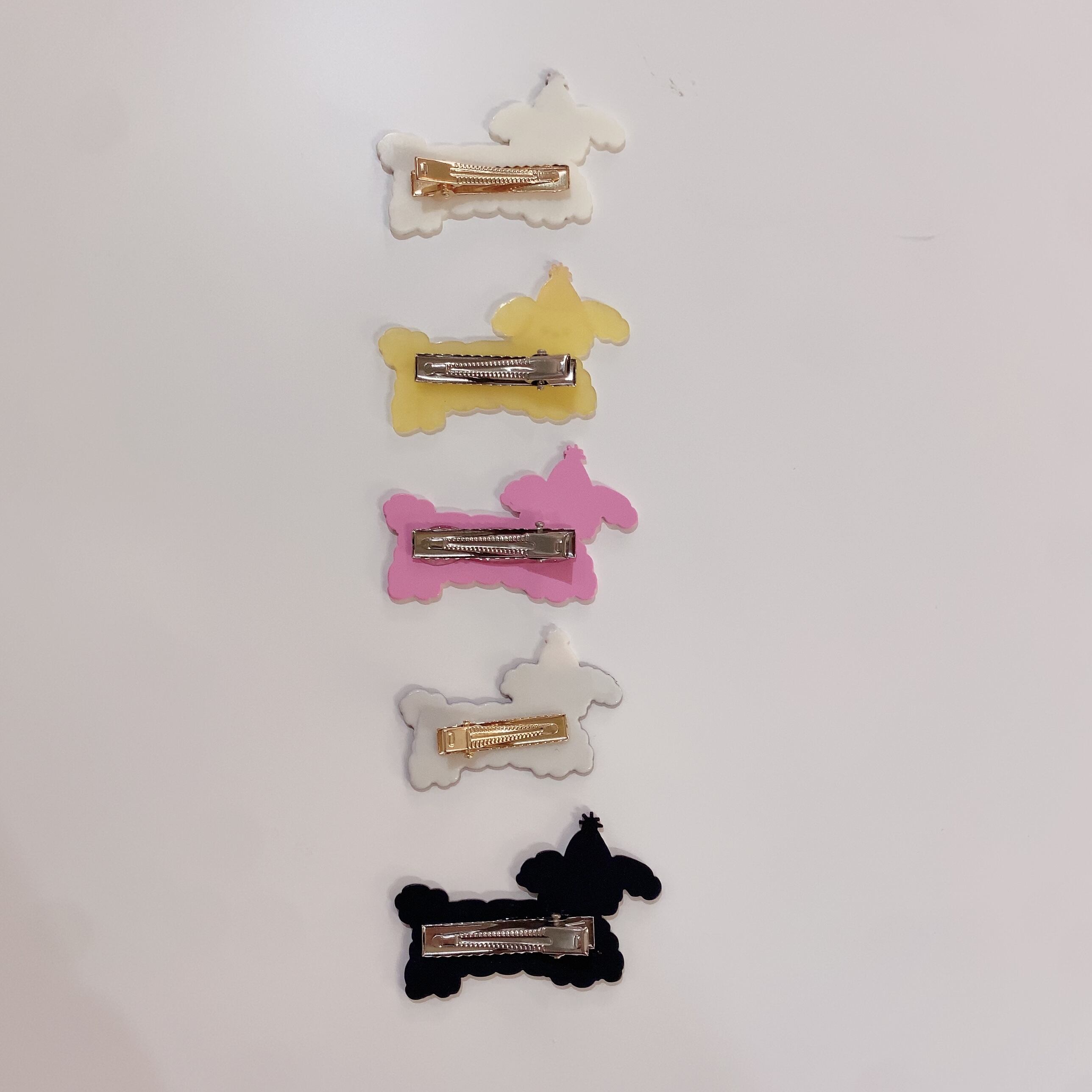 トイプードルヘアクリップ