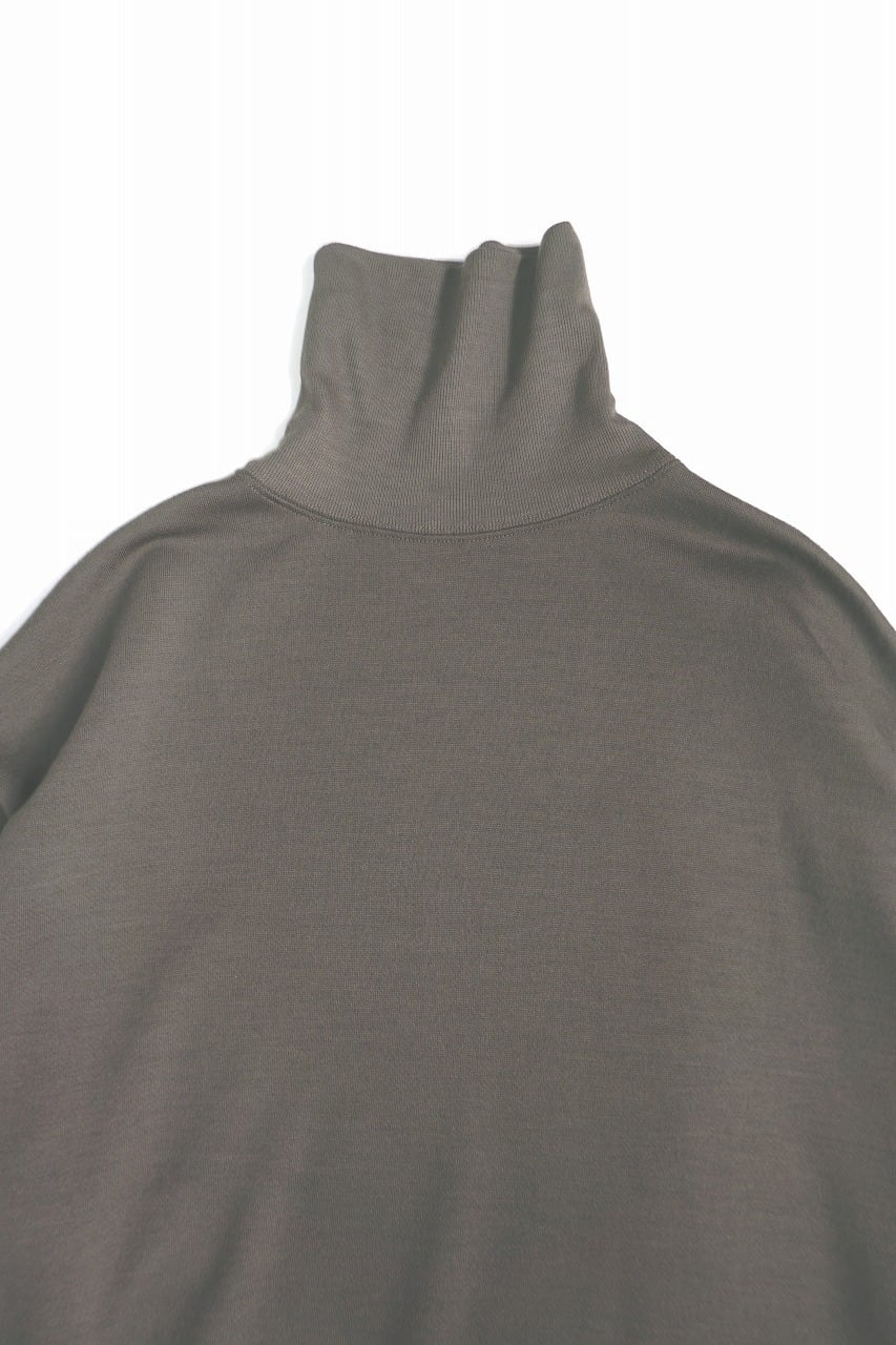 Super 120's Merino Sweat High Neck