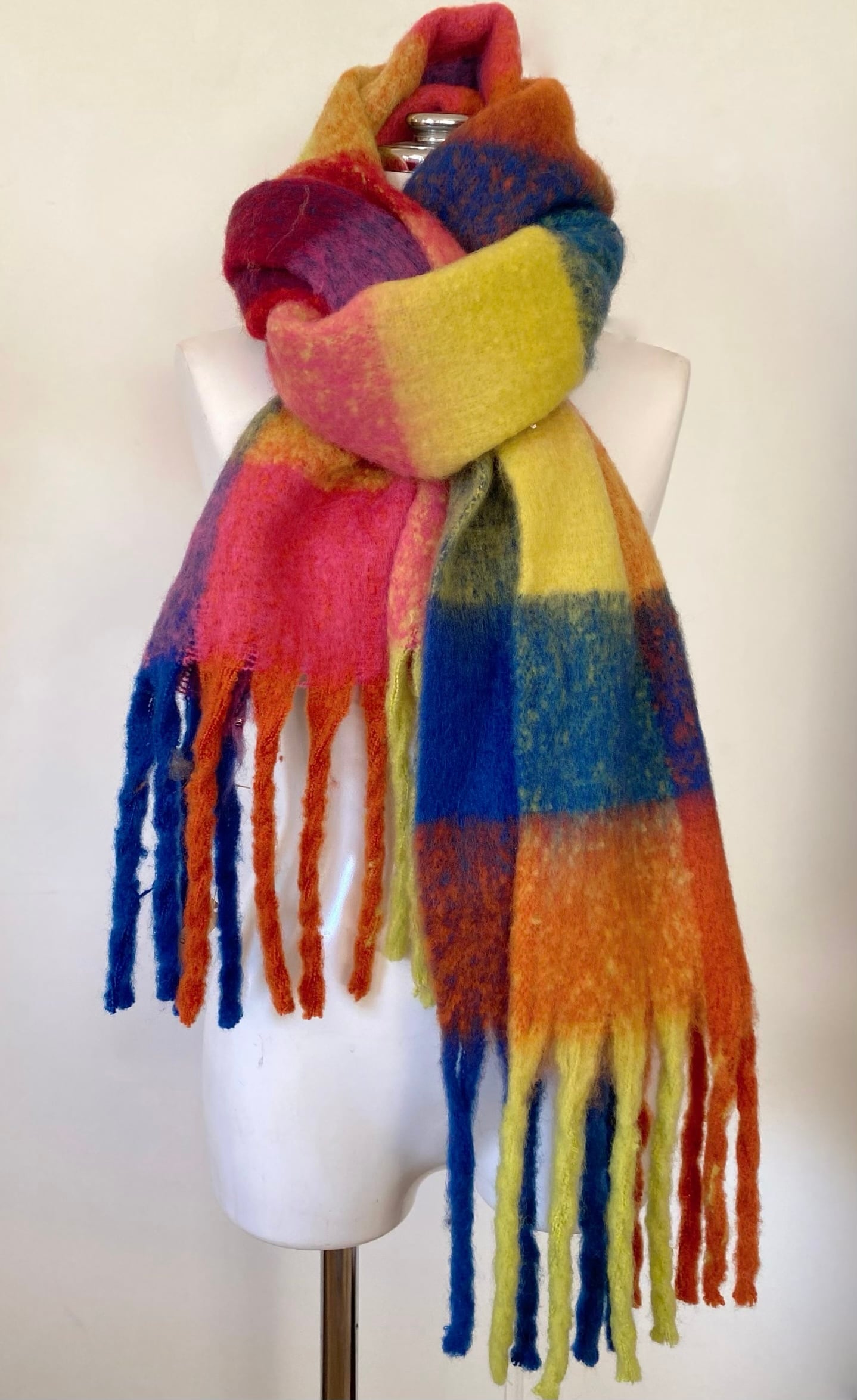 munk pehronen カラフルマフラー munk pehronen カラフルマフラー カラフルボーダーレトロマフラー