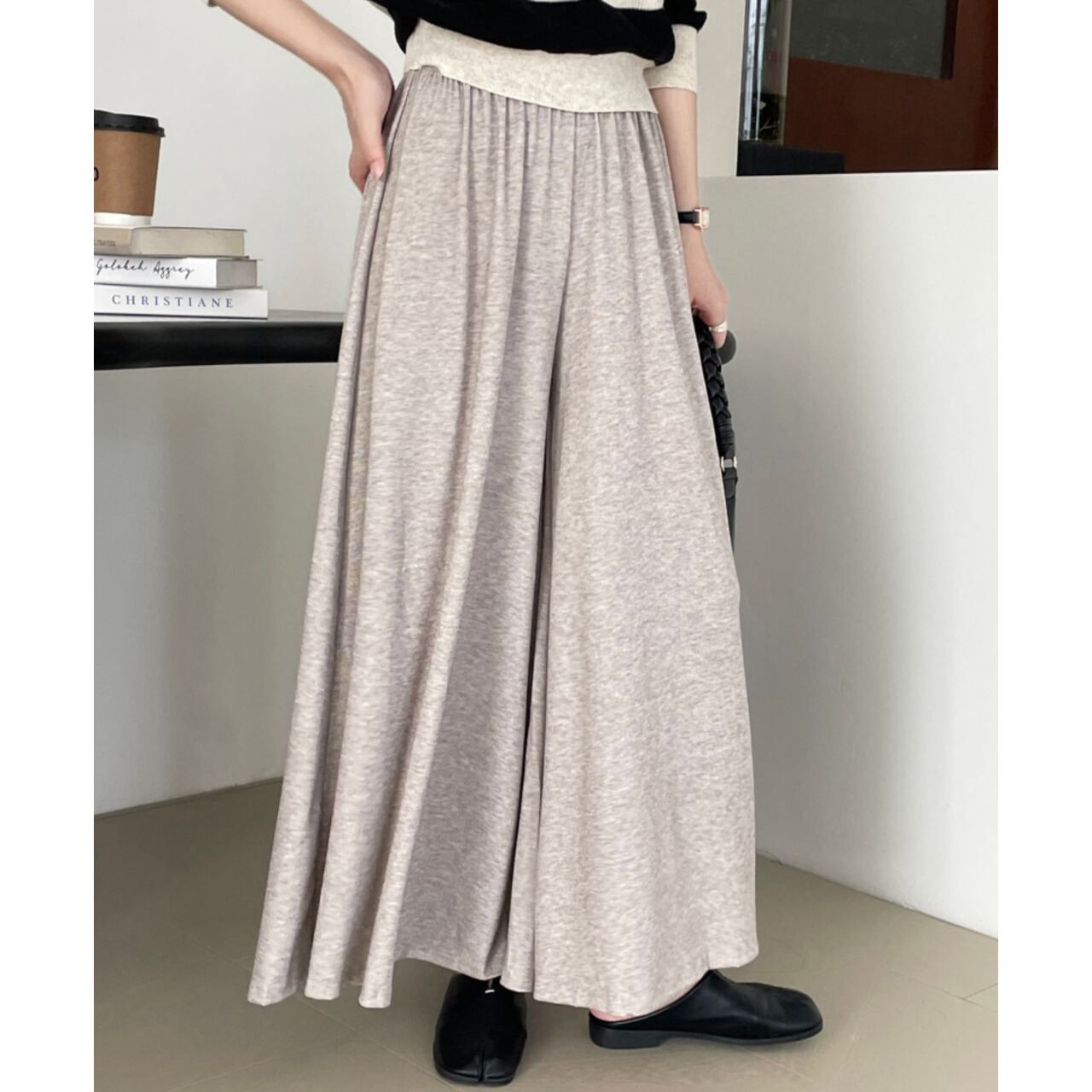 ワイドイージースカートパンツ(3color) PT3183