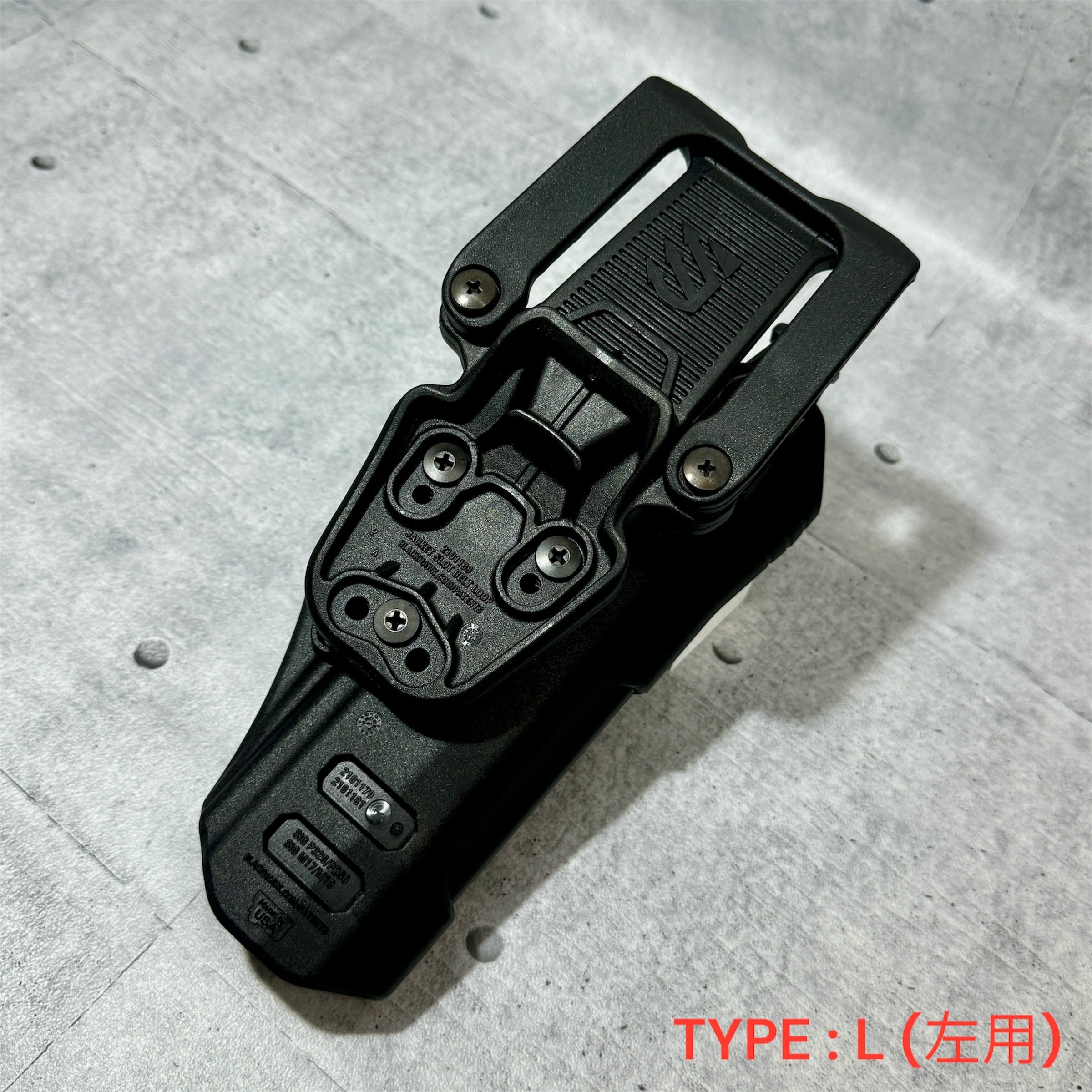 サマーセール)BLACKHAWK / 44N561BKR T-SERIES L3D DUTY ホルスター
