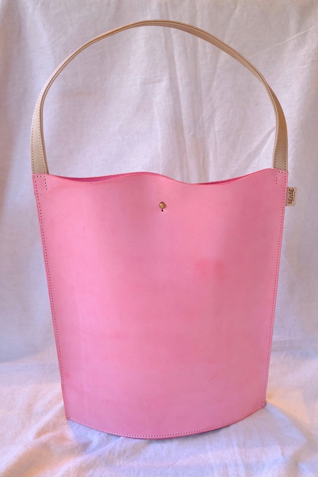 《即納》one day bag【pink × beige】