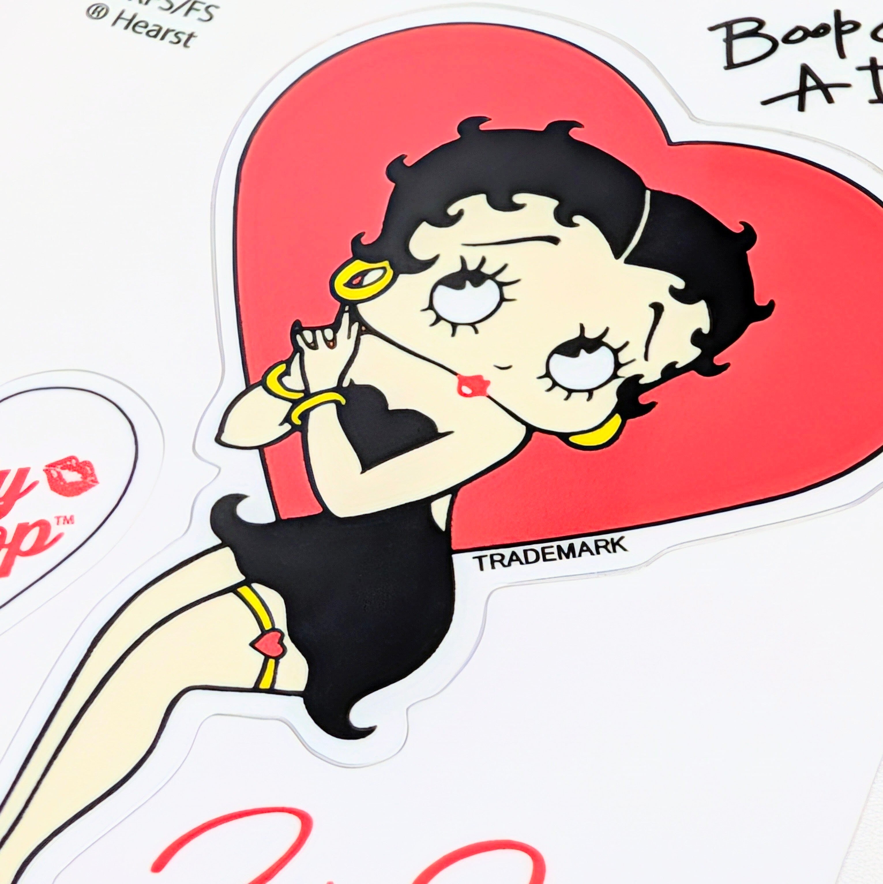 ✨️みんなメロメロ♡✨️送料無料！【 Betty Boop（ベティブープ） 】 STICKER（ステッカー）/ シール / ベティちゃん　〚アメリカン雑貨 アメトイ〛
