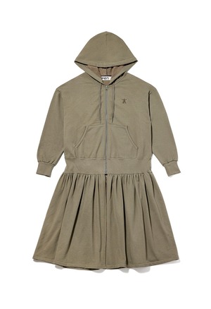 [OPEN YY] JERSEY SHIRRING HOODIE JACKET, GRAY 正規品 韓国ブランド 韓国通販 韓国代行 韓国ファッション オープン ワイワイ 日本 店舗