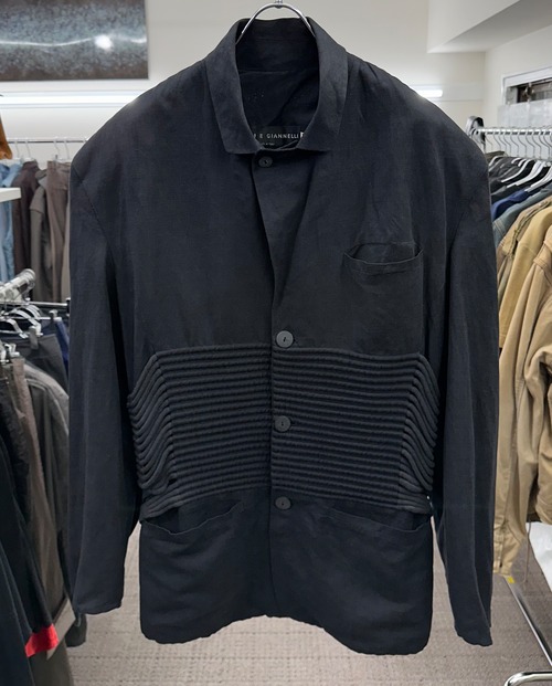 1990s CALUGI E GINNELLI STRAPPED TAILORED JACKET
