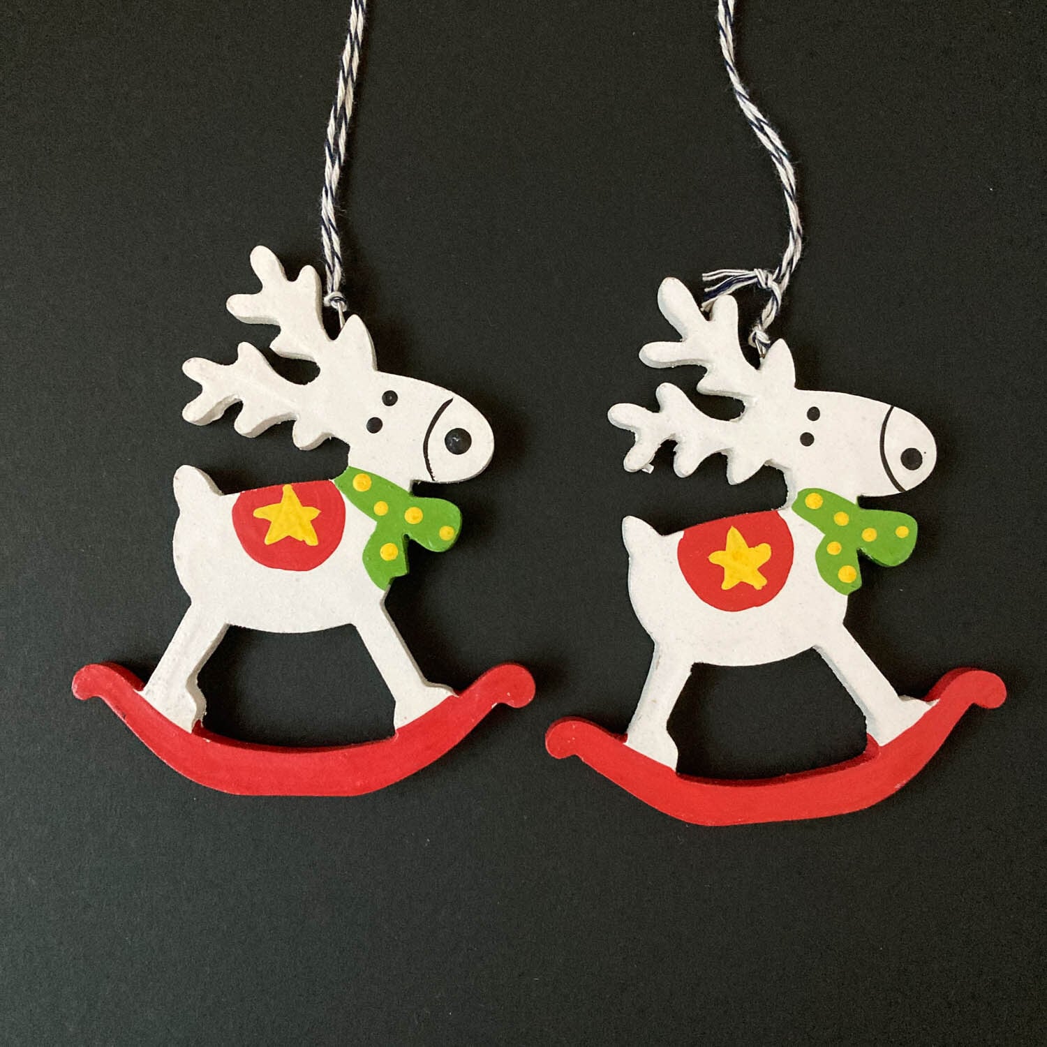 新色追加〉オーナメント トナカイの木馬 | Dua-アクセサリーパーツショップ