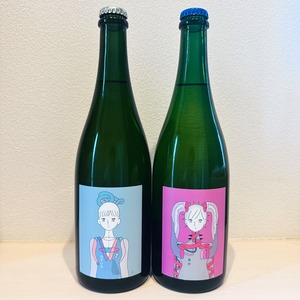 シードル 2023 みずいろ＆あか 2本飲み比べセット　LES VINS VIVANTS / レヴァンヴィヴァン