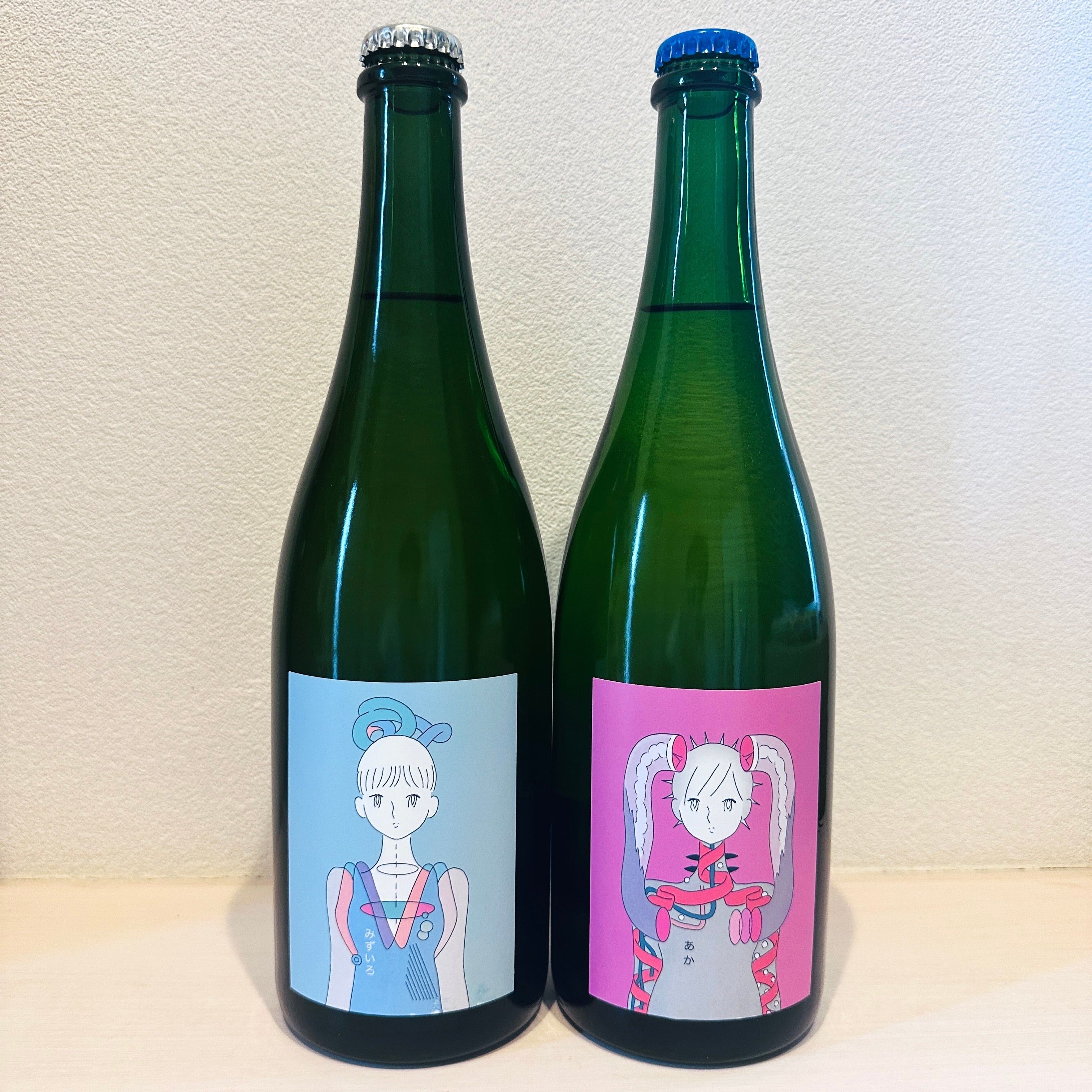 シードル 2023 みずいろ＆あか 2本飲み比べセット　LES VINS VIVANTS / レヴァンヴィヴァン