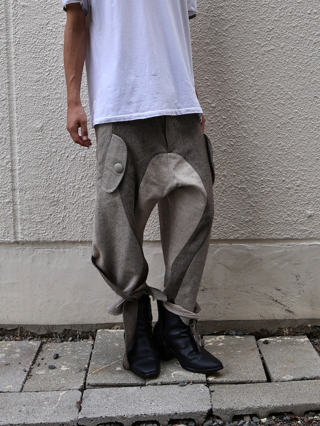 【26aw/joone joonam】herringbone adventure pants