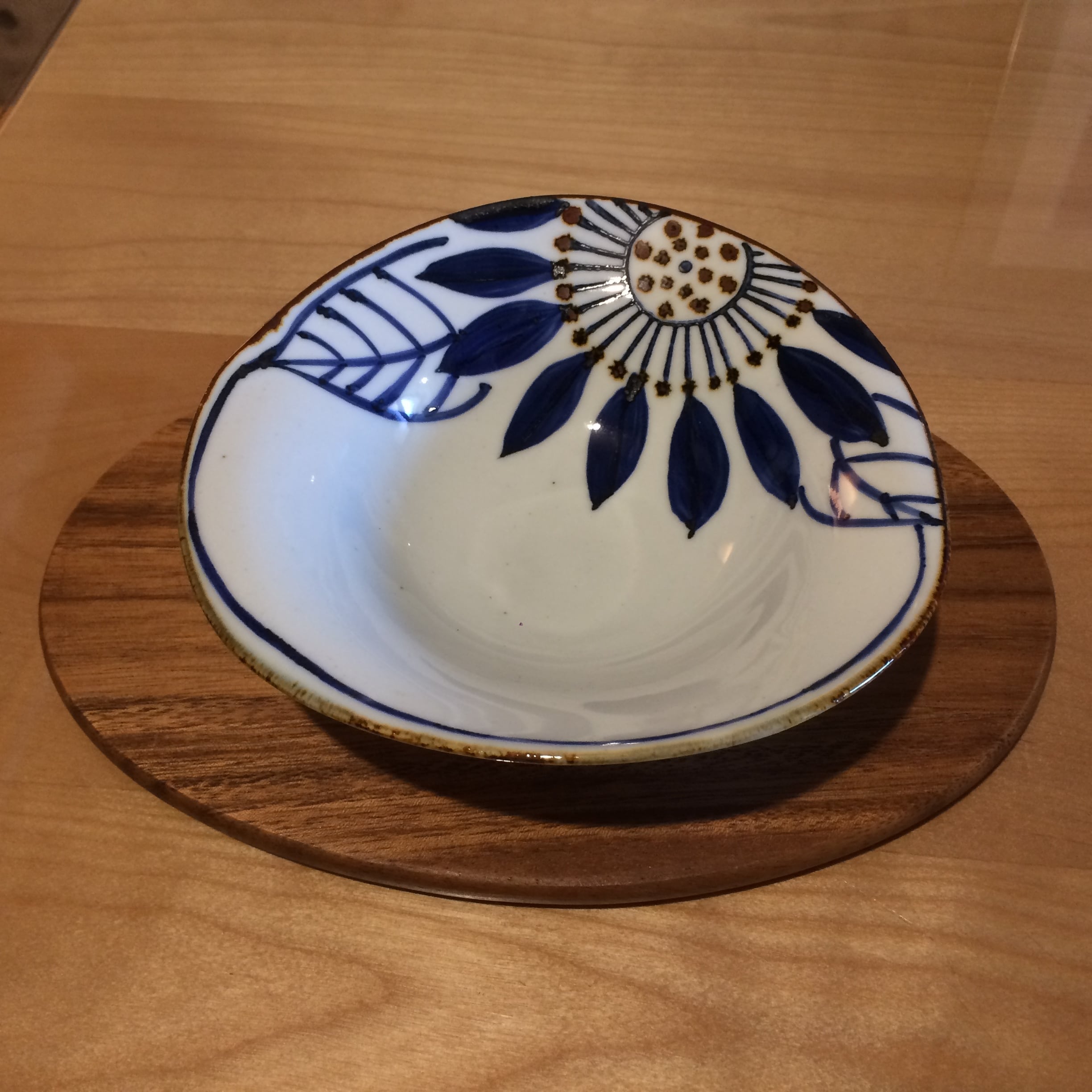 土本製陶所 マーガレット皿 ホワイト・サビセット