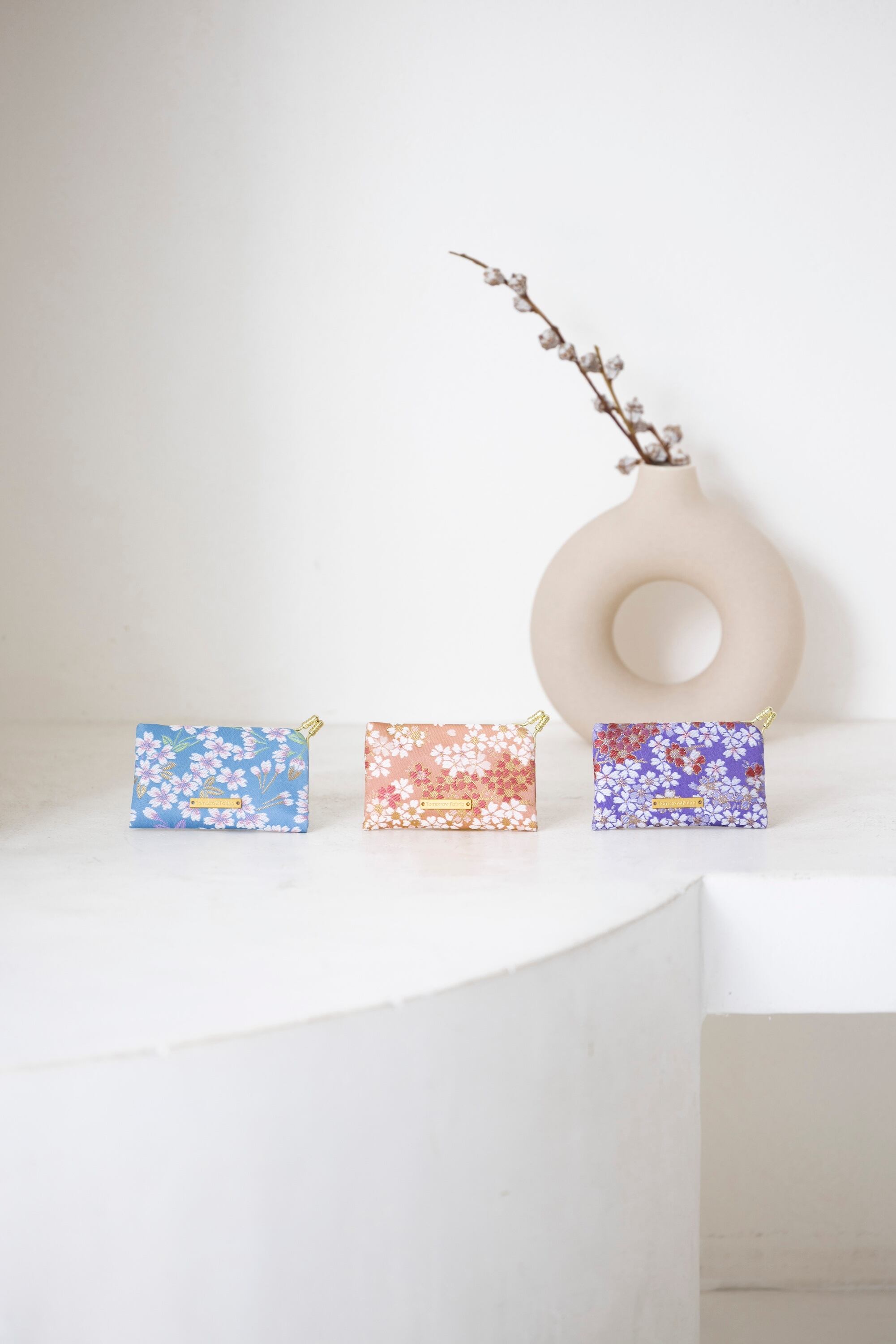 西陣織ミニ財布(カードケース) SAKURA / NCC2【人気商品】 | Tomorrow