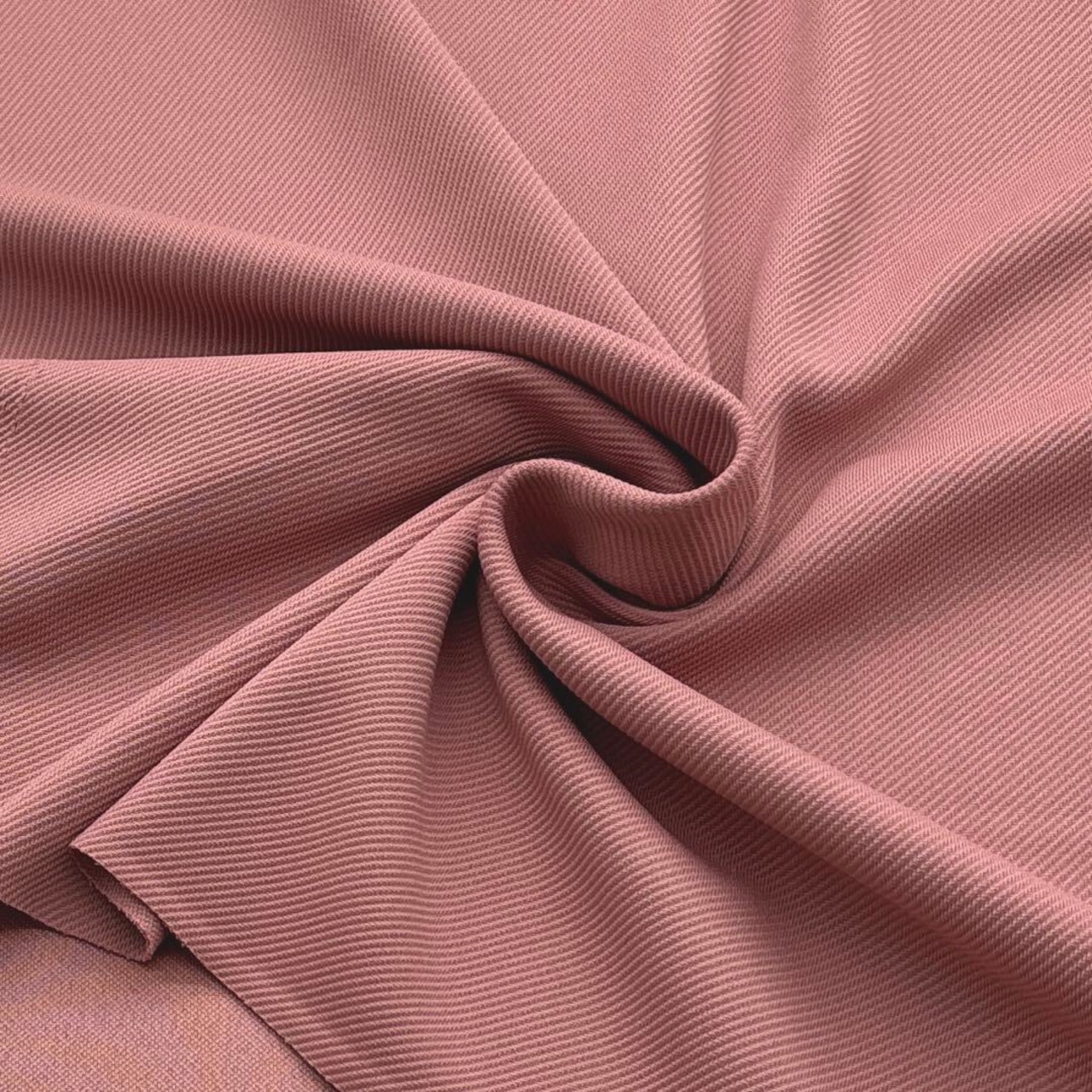 ★TC244◆2m◆綿ポリエステル混ツイルジャージーニット生地◆スモーキーピンク