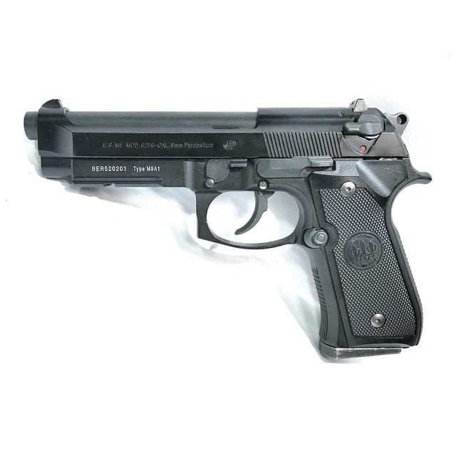 【中古】マルイ ガスブローバック M9A1 ブラックバルブ組込