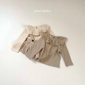 ミミマーケット / mimimarket / リズ襟付きT / 韓国子供服 / キッズ / 26winter〖取寄〗*S~L*